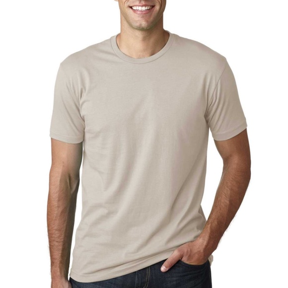 Jensen for DSCP Pack of 3 Crew Neck Short Sleeve Sand Tee Shirts Mens XL NEW - Picture 2 of 7